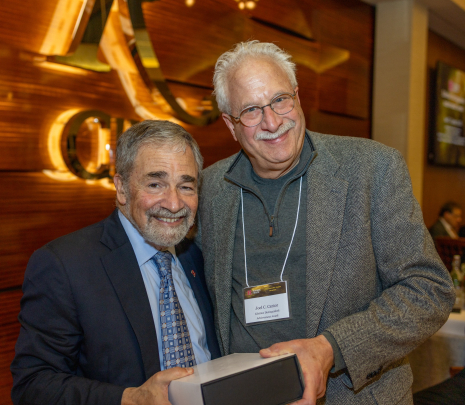 Chancellor Brian Strom and Joel C. Cantor, recipient of the Lifetime Distinguished Achievement Award.